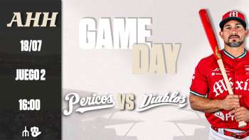 PERICOS DE PUEBLA VS DIABLOS ROJOS DEL MEXICO 18/07/26