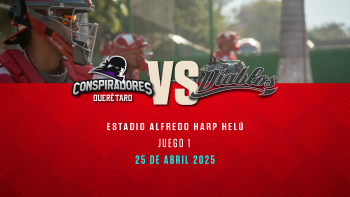 Conspiradores vs Diablos 25 abril 2025 Local LMB